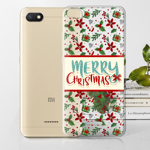 Чехол Boxface Xiaomi Redmi 6A Vintage Christmas Congratulation