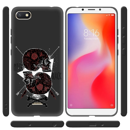 Чехол Boxface Xiaomi Redmi 6A Pitch black