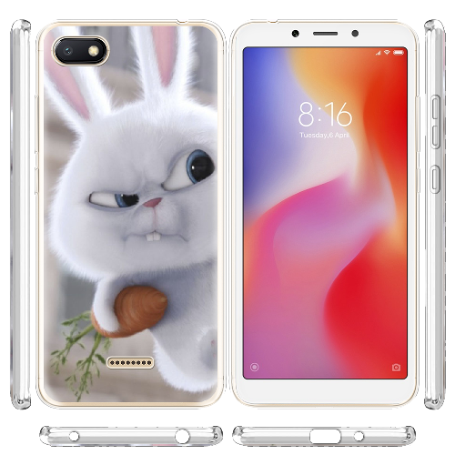 Чехол Boxface Xiaomi Redmi 6A Rabbit Snowball