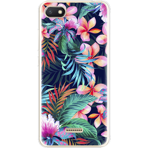 Чехол Boxface Xiaomi Redmi 6A flowers in the tropics