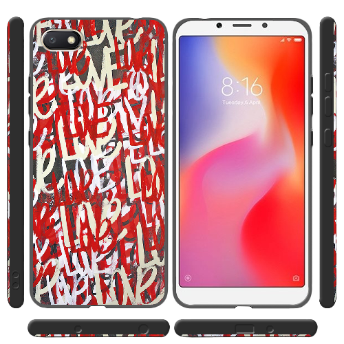 Чехол Boxface Xiaomi Redmi 6A Love Graffiti