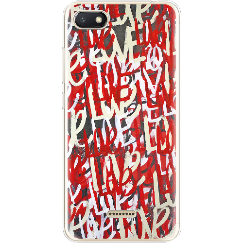 Чехол Boxface Xiaomi Redmi 6A Love Graffiti