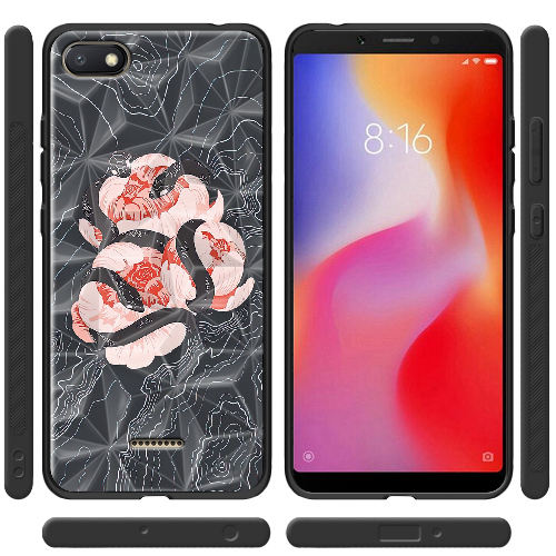 Чехол Boxface Xiaomi Redmi 6A Snake Rose