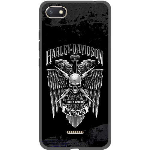 Чехол Boxface Xiaomi Redmi 6A Harley Davidson skull and eagles