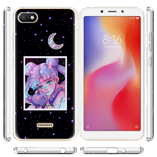 Чехол Boxface Xiaomi Redmi 6A Sailor Moon night