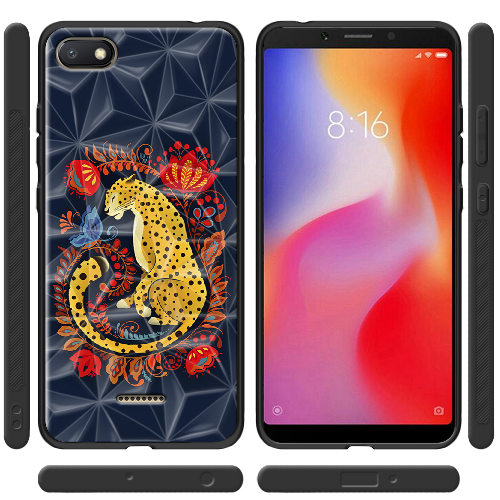 Чехол Boxface Xiaomi Redmi 6A Petrykivka Leopard