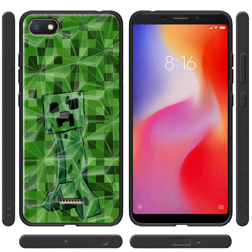 Чехол Boxface Xiaomi Redmi 6A Minecraft Creeper