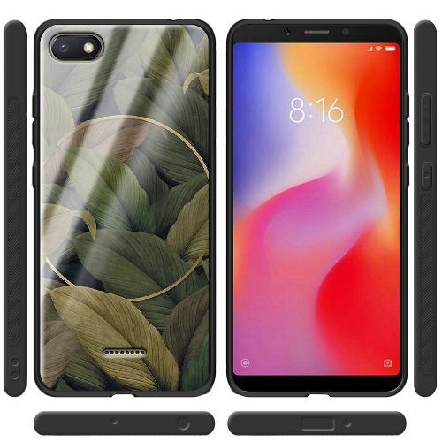 Чехол Boxface Xiaomi Redmi 6A Green Leaf