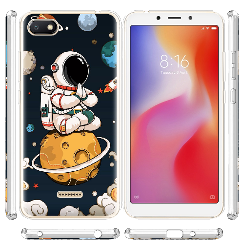 Чехол Boxface Xiaomi Redmi 6A Astronaut