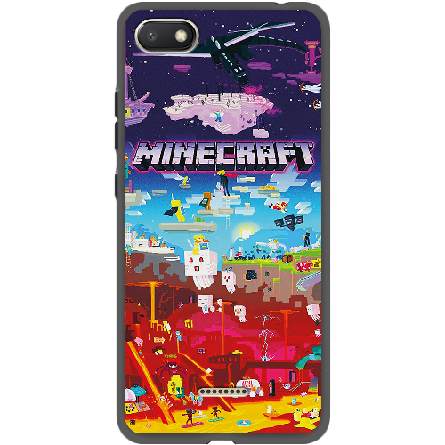 Чехол Boxface Xiaomi Redmi 6A Minecraft World Beyond