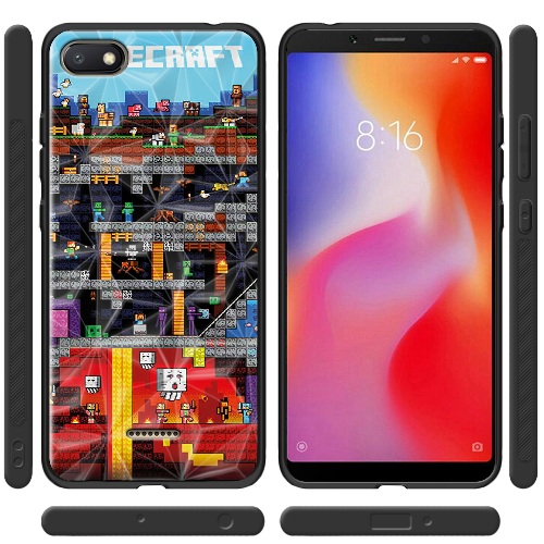 Чехол Boxface Xiaomi Redmi 6A Minecraft Lode Runner