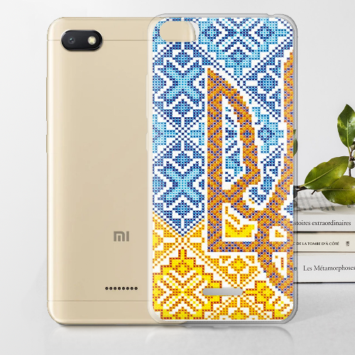 Чехол Boxface Xiaomi Redmi 6A Тризуб Вишивка