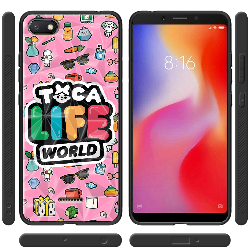 Чехол Boxface Xiaomi Redmi 6A Toca Boca Life World