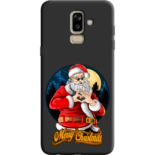 Чехол BoxFace Samsung J810 Galaxy J8 2018 Cool Santa and heart