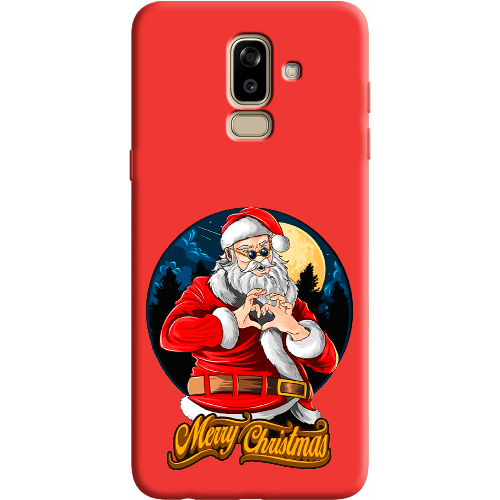 Чехол BoxFace Samsung J810 Galaxy J8 2018 Cool Santa and heart