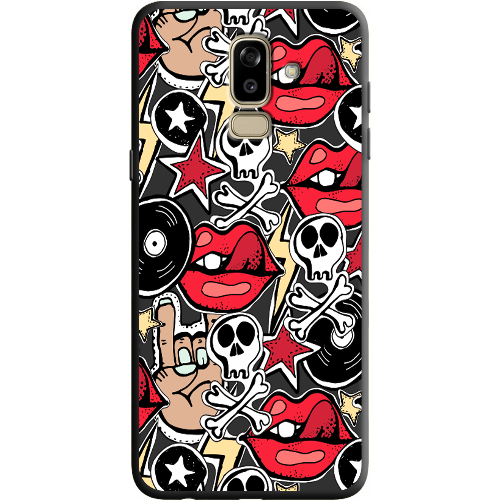 Чехол BoxFace Samsung J810 Galaxy J8 2018 Rock Graffiti