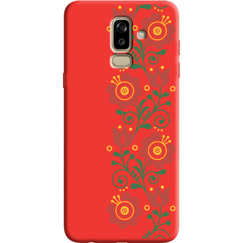 Чехол BoxFace Samsung J810 Galaxy J8 2018 Ethno Flower