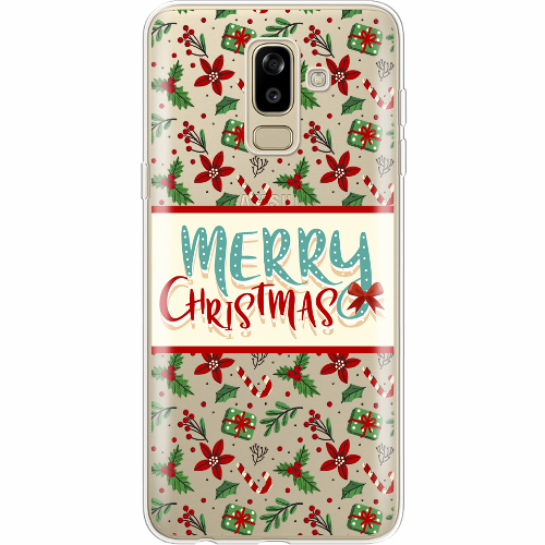 Чехол BoxFace Samsung J810 Galaxy J8 2018 Vintage Christmas Congratulation