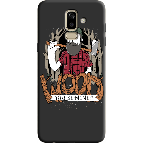 Чехол BoxFace Samsung J810 Galaxy J8 2018 Wood you be mine