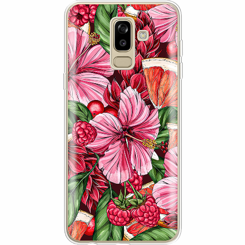 Чехол BoxFace Samsung J810 Galaxy J8 2018 Tropical Flowers