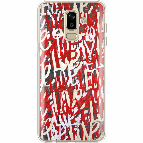 Чехол BoxFace Samsung J810 Galaxy J8 2018 Love Graffiti