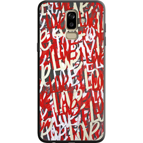 Чехол BoxFace Samsung J810 Galaxy J8 2018 Love Graffiti