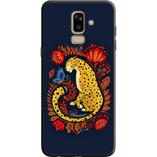 Чехол BoxFace Samsung J810 Galaxy J8 2018 Petrykivka Leopard