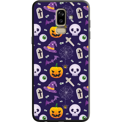 Чехол BoxFace Samsung J810 Galaxy J8 2018 Halloween Purple Mood