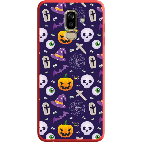 Чехол BoxFace Samsung J810 Galaxy J8 2018 Halloween Purple Mood