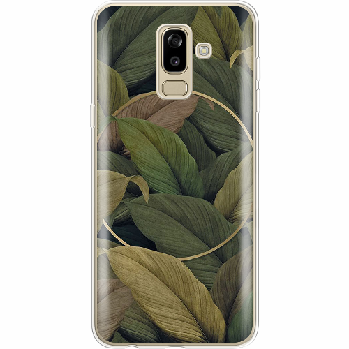 Чехол BoxFace Samsung J810 Galaxy J8 2018 Green Leaf