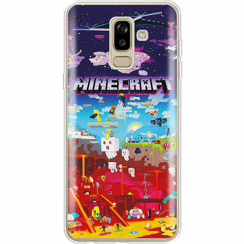 Чехол BoxFace Samsung J810 Galaxy J8 2018 Minecraft World Beyond