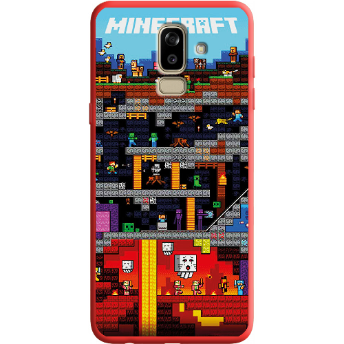 Чехол BoxFace Samsung J810 Galaxy J8 2018 Minecraft Lode Runner