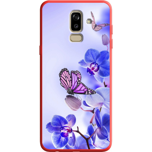 Чехол BoxFace Samsung J810 Galaxy J8 2018 Orchids and Butterflies