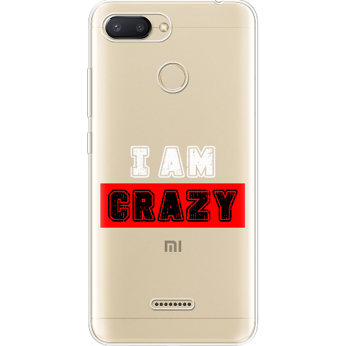 Чехол BoxFace Xiaomi Redmi 6 I'm Crazy