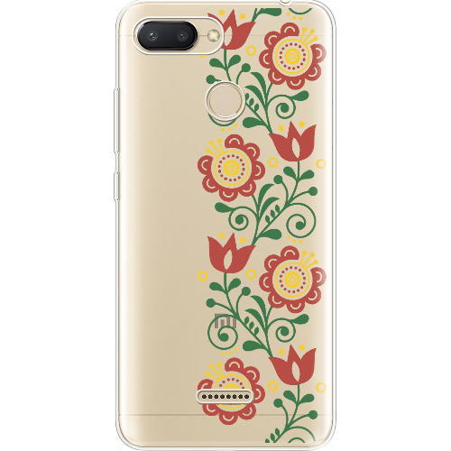 Чехол BoxFace Xiaomi Redmi 6 Ethno Flower