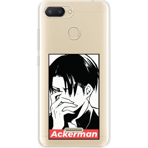 Чехол BoxFace Xiaomi Redmi 6 Attack On Titan - Ackerman