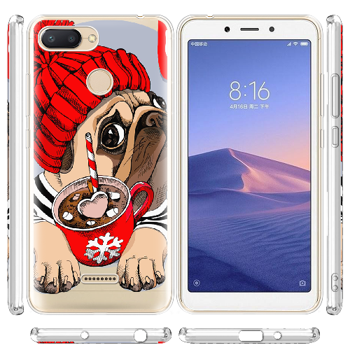 Чехол BoxFace Xiaomi Redmi 6 Winter Puggy