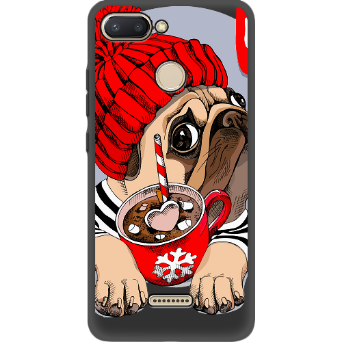 Чехол BoxFace Xiaomi Redmi 6 Winter Puggy