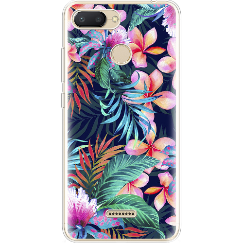 Чехол BoxFace Xiaomi Redmi 6 flowers in the tropics