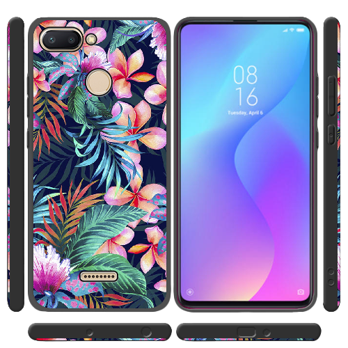 Чехол BoxFace Xiaomi Redmi 6 flowers in the tropics