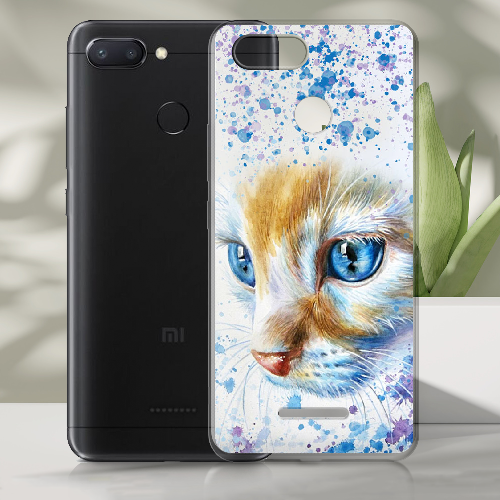 Чехол BoxFace Xiaomi Redmi 6 Голубоглазый Кот