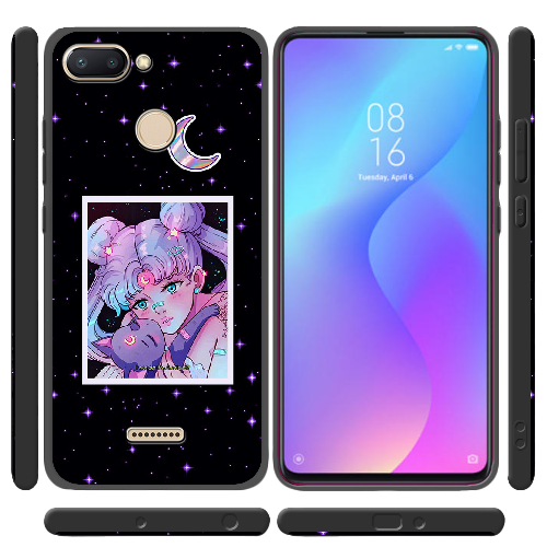 Чехол BoxFace Xiaomi Redmi 6 Sailor Moon night