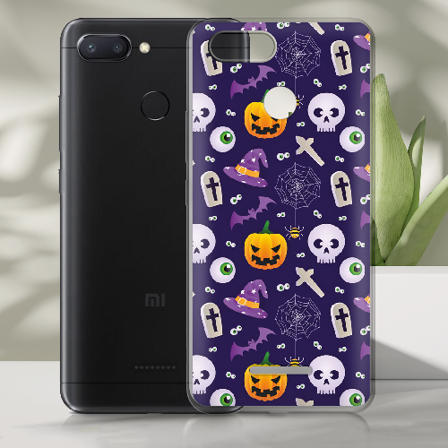 Чехол BoxFace Xiaomi Redmi 6 Halloween Purple Mood