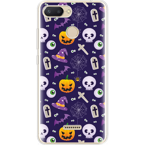 Чехол BoxFace Xiaomi Redmi 6 Halloween Purple Mood