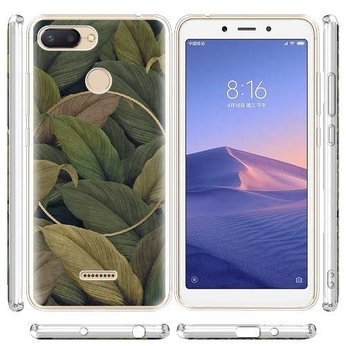 Чехол BoxFace Xiaomi Redmi 6 Green Leaf