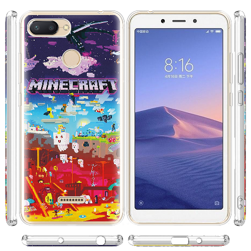 Чехол BoxFace Xiaomi Redmi 6 Minecraft World Beyond