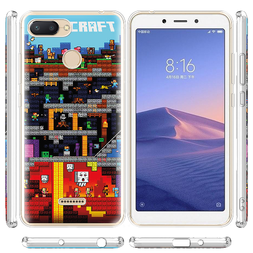 Чехол BoxFace Xiaomi Redmi 6 Minecraft Lode Runner