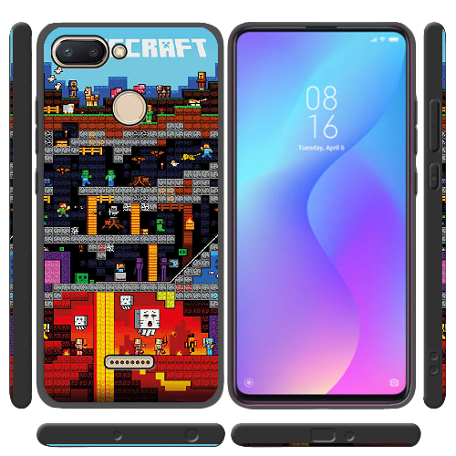 Чехол BoxFace Xiaomi Redmi 6 Minecraft Lode Runner