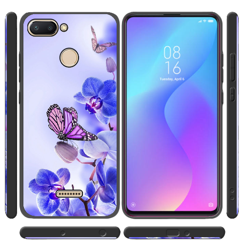 Чехол BoxFace Xiaomi Redmi 6 Orchids and Butterflies