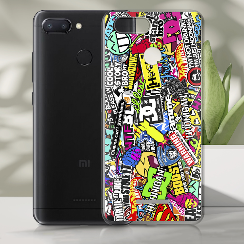 Чехол BoxFace Xiaomi Redmi 6 Multicolored Inscriptions